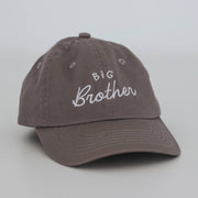 Gladfolk Big Brother Charcoal Twill Hat • Boys Cap For New Brothers
