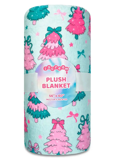 IScream Fancy Trees Plush Blanket