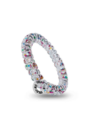 Teleties Spiral Hair Coils | Small | Party People Hair Ties