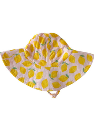 SIIX Collection Lemon Sorbet / Muslin Wide Brim Sunhat
