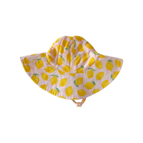 SIIX Collection Lemon Sorbet / Muslin Wide Brim Sunhat