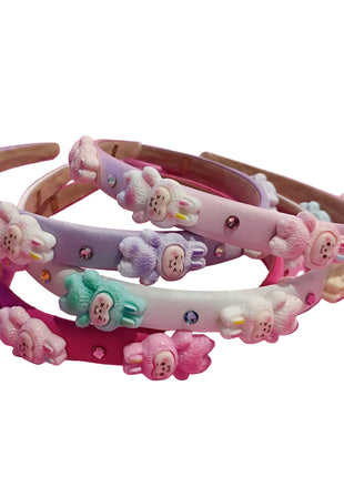 Bari Lynn Labubu Inspired Charm Headband Assorted Colors