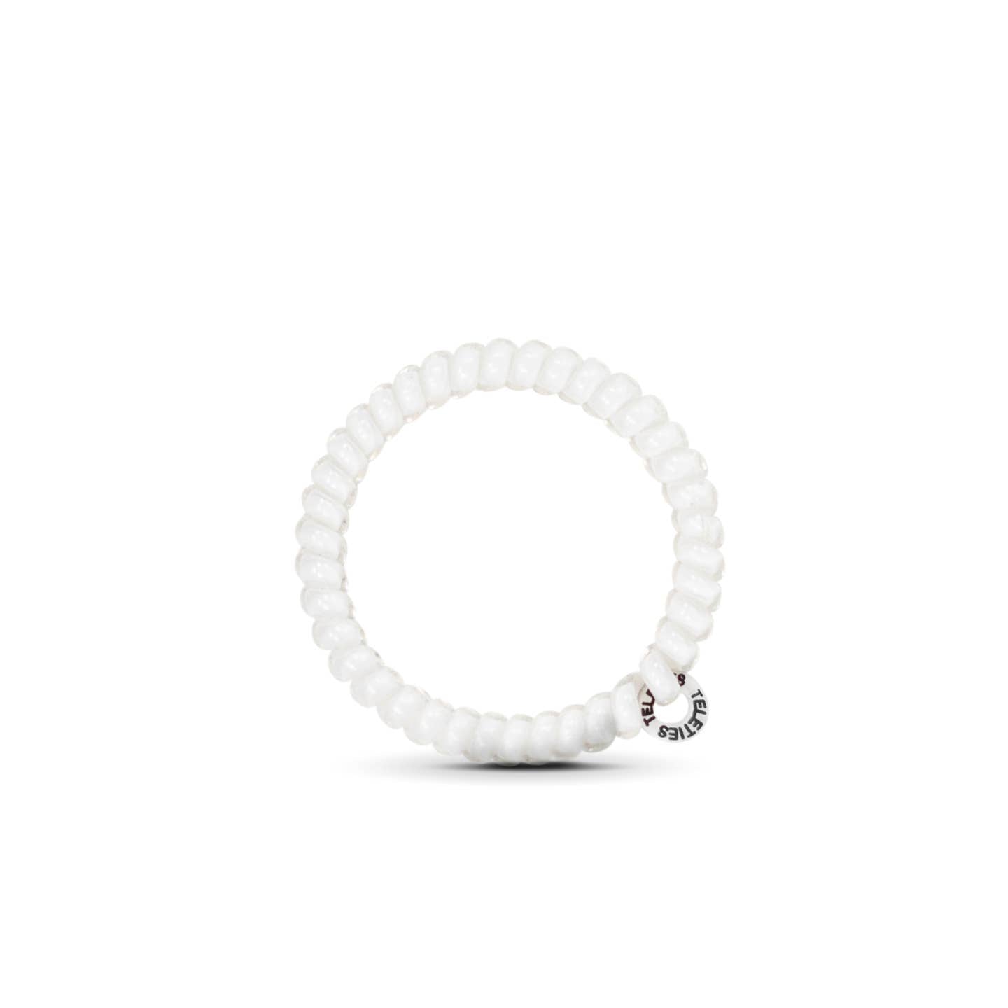 Teleties Spiral Hair Coils | Small | Coconut White Hair Ties
