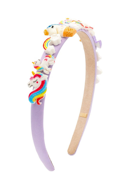 Bari Lynn Unicorns & Rainbows Charm Headband 