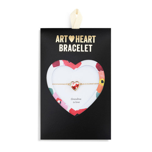 Demdaco Art Heart Bracelet - Grandma