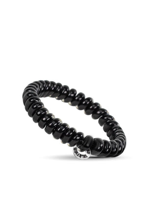 Teleties Spiral Hair Coils | Small | Jet Black Hair Ties