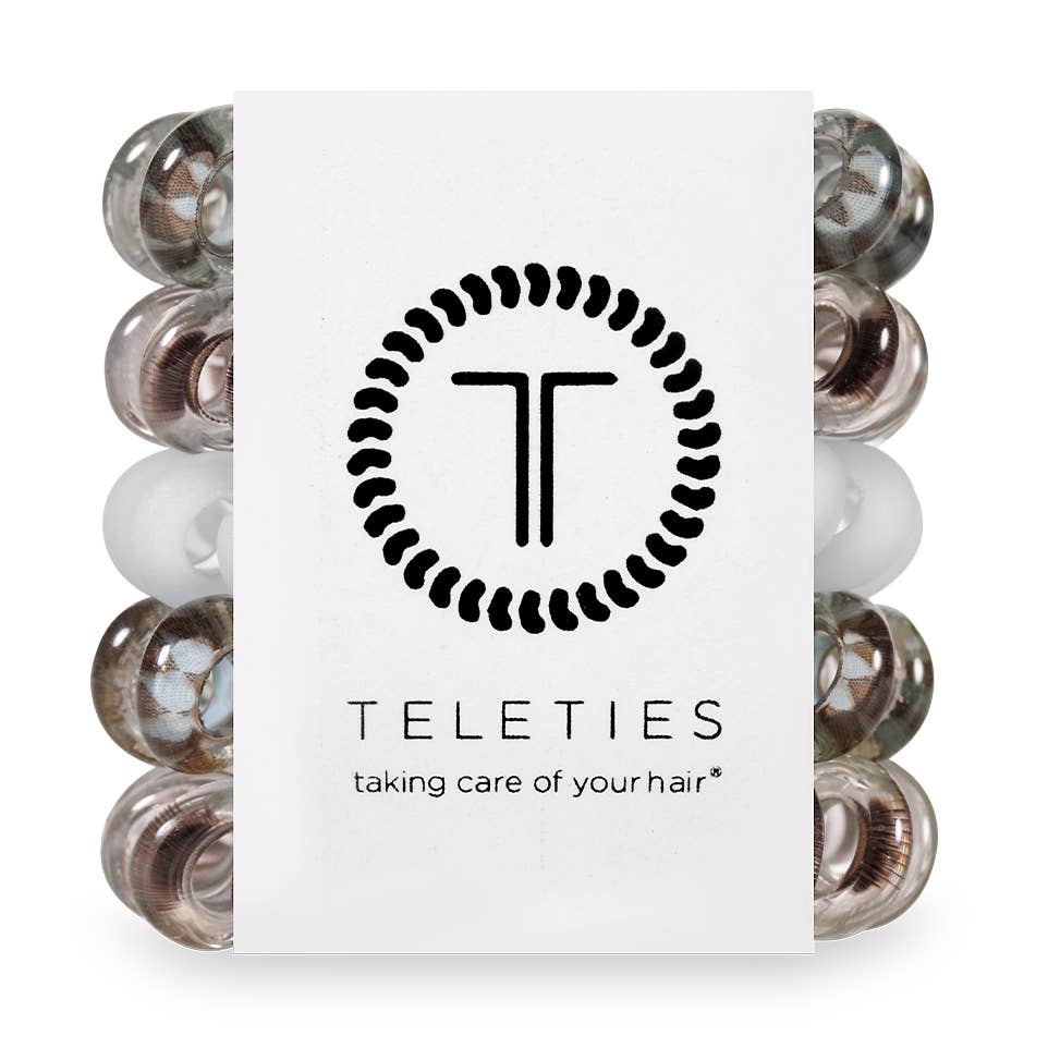 Teleties Spiral Hair Coils | Tiny | Truly Taupe Hair Ties