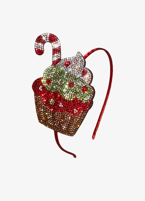 Bari Lynn Crystalized Holiday Cupcake Headband