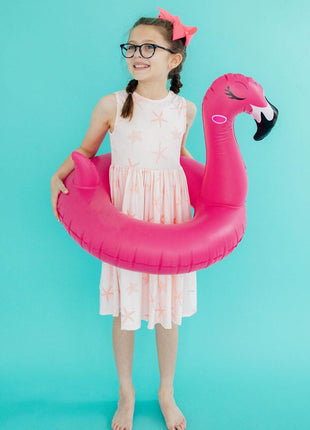 Model Wearing Mila & Rose Starfish Tank Twirl Dress