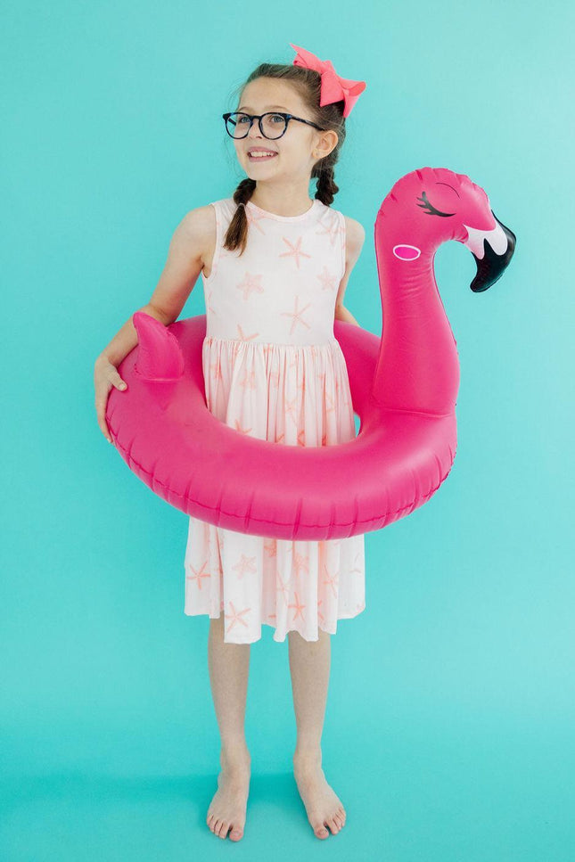 Model Wearing Mila & Rose Starfish Tank Twirl Dress