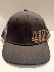 Adult Patriotic 412 Trucker Hat