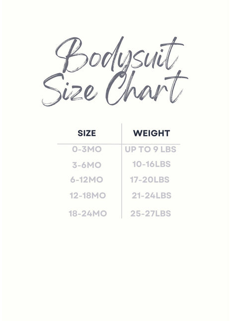 Dorothy's Reason Size Chart