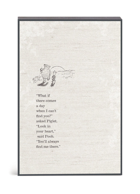 Demdaco Look in Your Heart Wall Art - 12x8