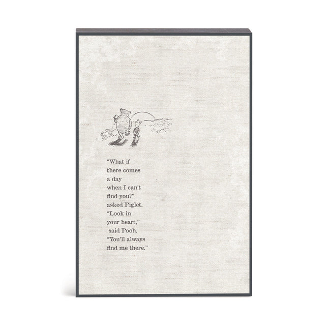 Demdaco Look in Your Heart Wall Art - 12x8