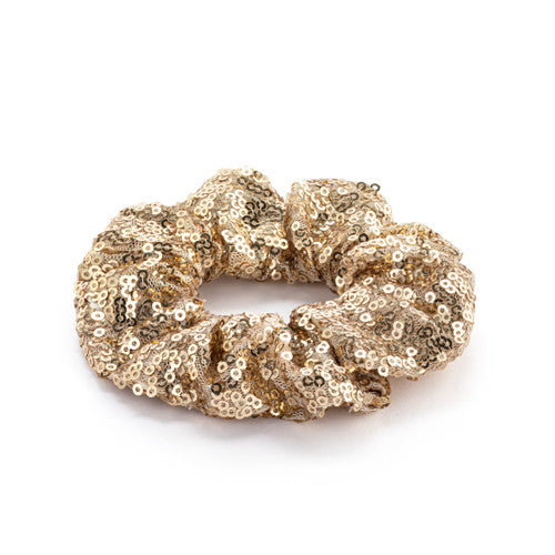 Demdaco Gold Sequined Hair Scrunchie