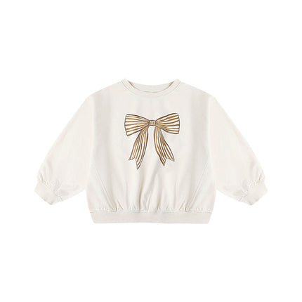 Rylee + Cru Oversized Sweatshirt || Bow