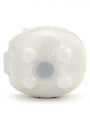 Demdaco Neutral Ceramic Classic Piggy Bank - 7x5.5x6in