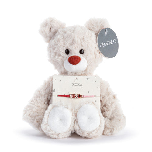 Demdaco XOXO Cream Bear - 8in