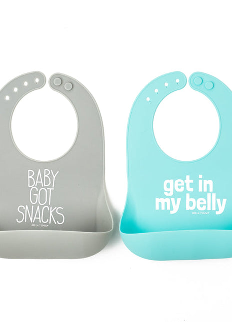 Bella Tunno My Belly + Got Snacks Wonder Bib Set