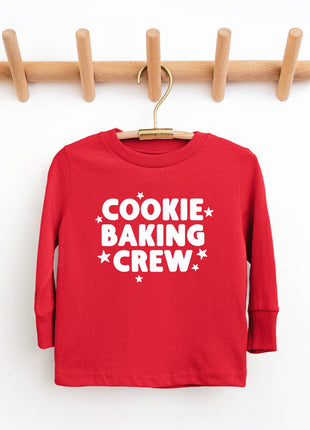 Benny & Ray Apparel Cookie Baking Crew Toddler and Youth Christmas Shirt - Red
