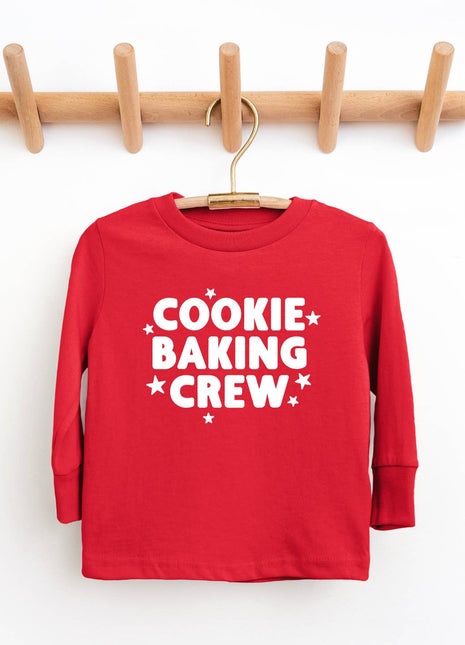 Benny & Ray Apparel Cookie Baking Crew Toddler and Youth Christmas Shirt - Red