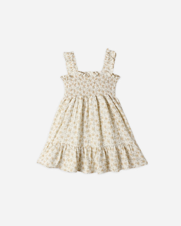 Rylee & Cru Sutton Dress || Yellow Floral