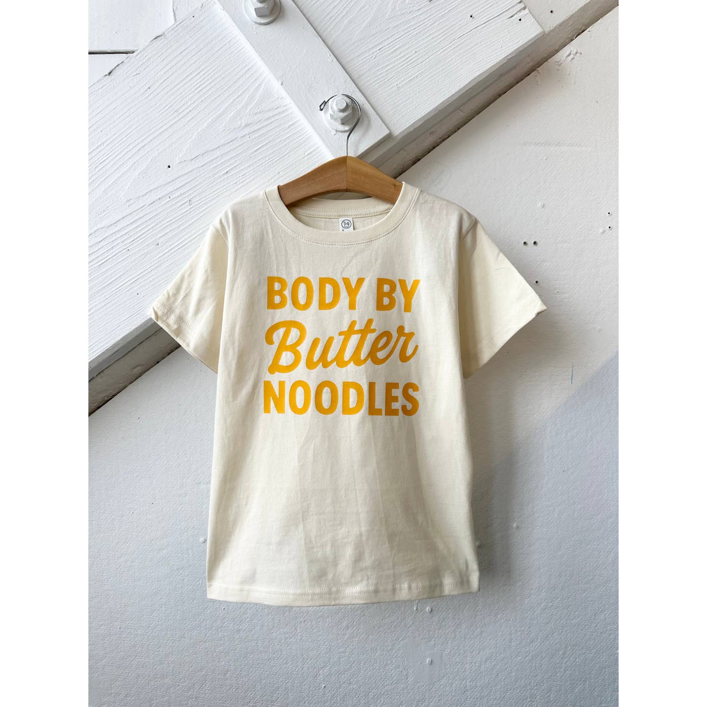 The Wishing Elephant Body By Butter Noodles Kids Shirt, Pasta Lover Tee