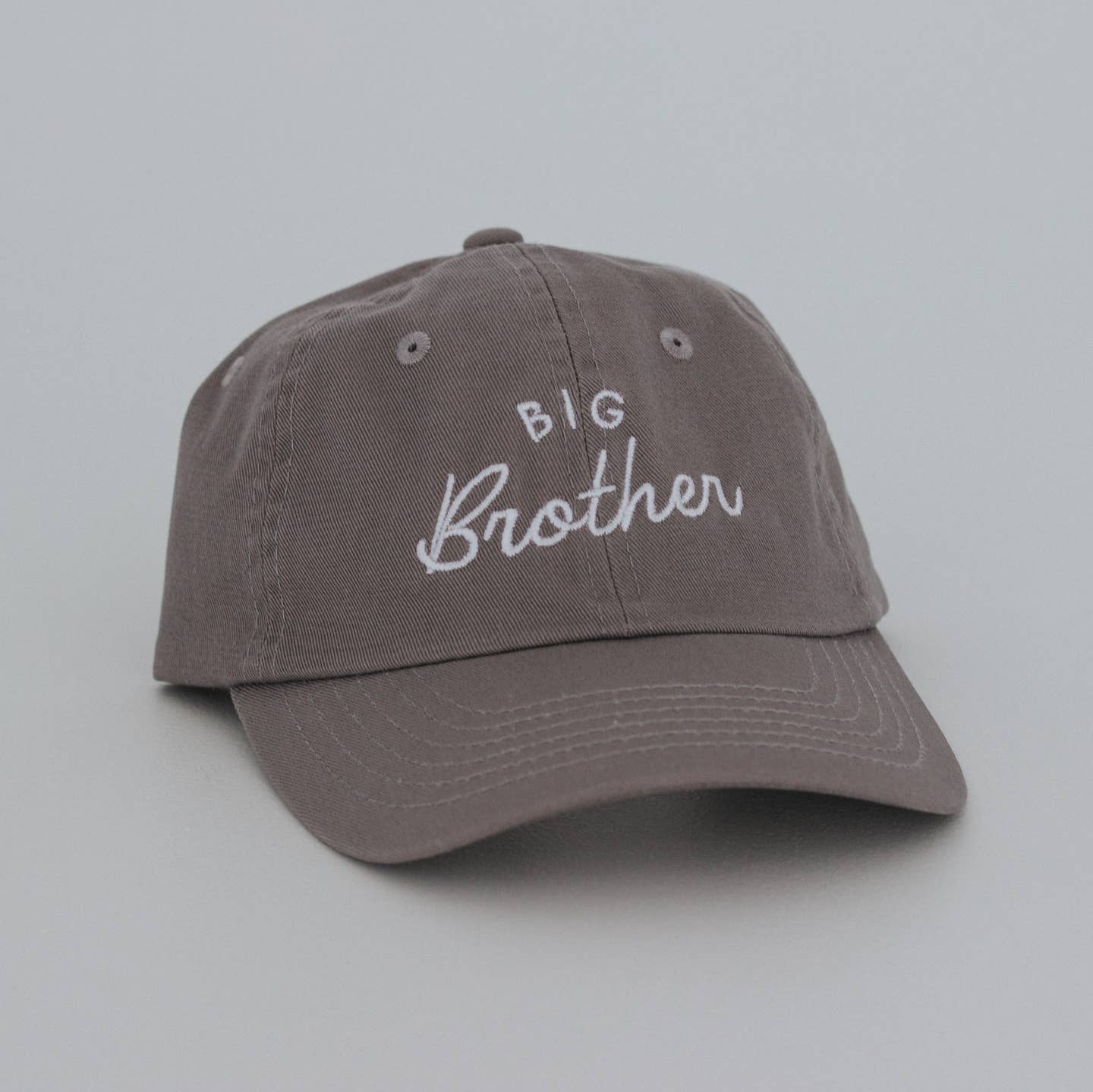 Gladfolk Big Brother Charcoal Twill Hat • Boys Cap For New Brothers