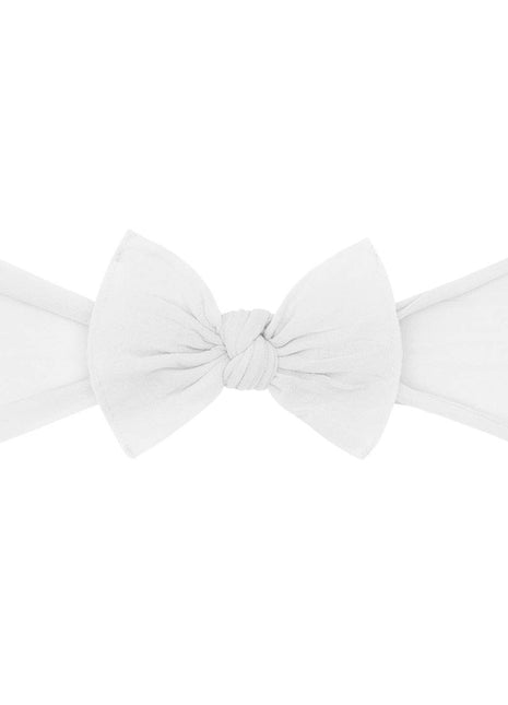 Baby Bling Bows Baby Bling® Itty Bitty Knot Small Soft Nylon Bow Headband