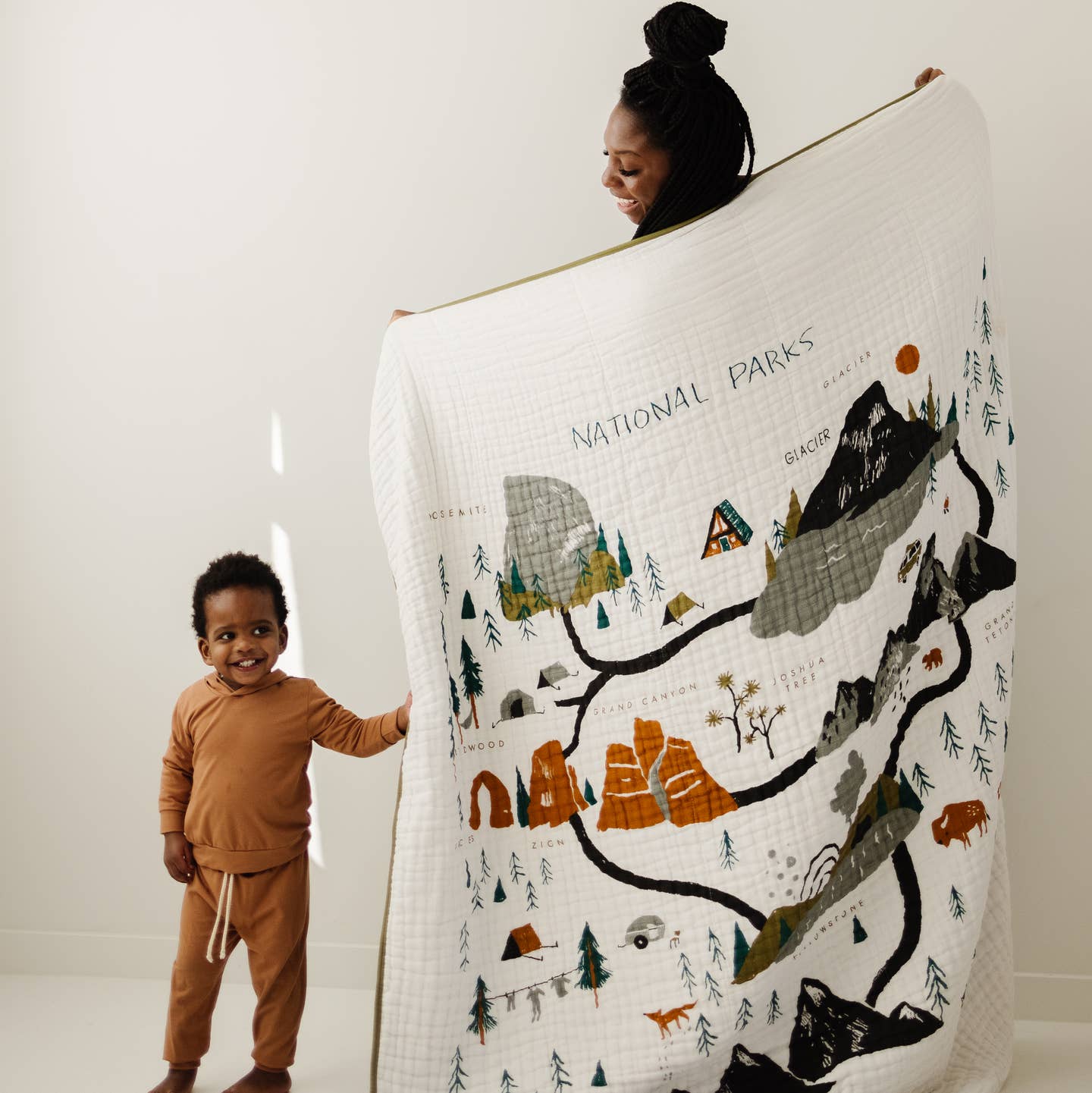 Clementine Kids Large National Parks Throw