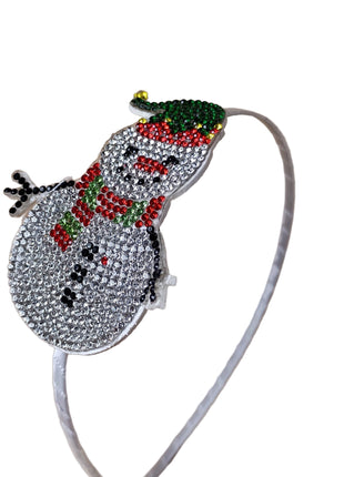 Bari Lynn Crystalized Snowman Headband