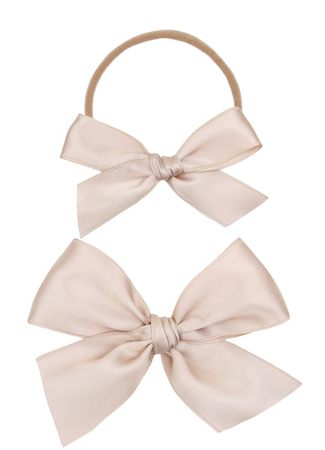 Lou Lou & Company Satin Bow - Primrose Headband