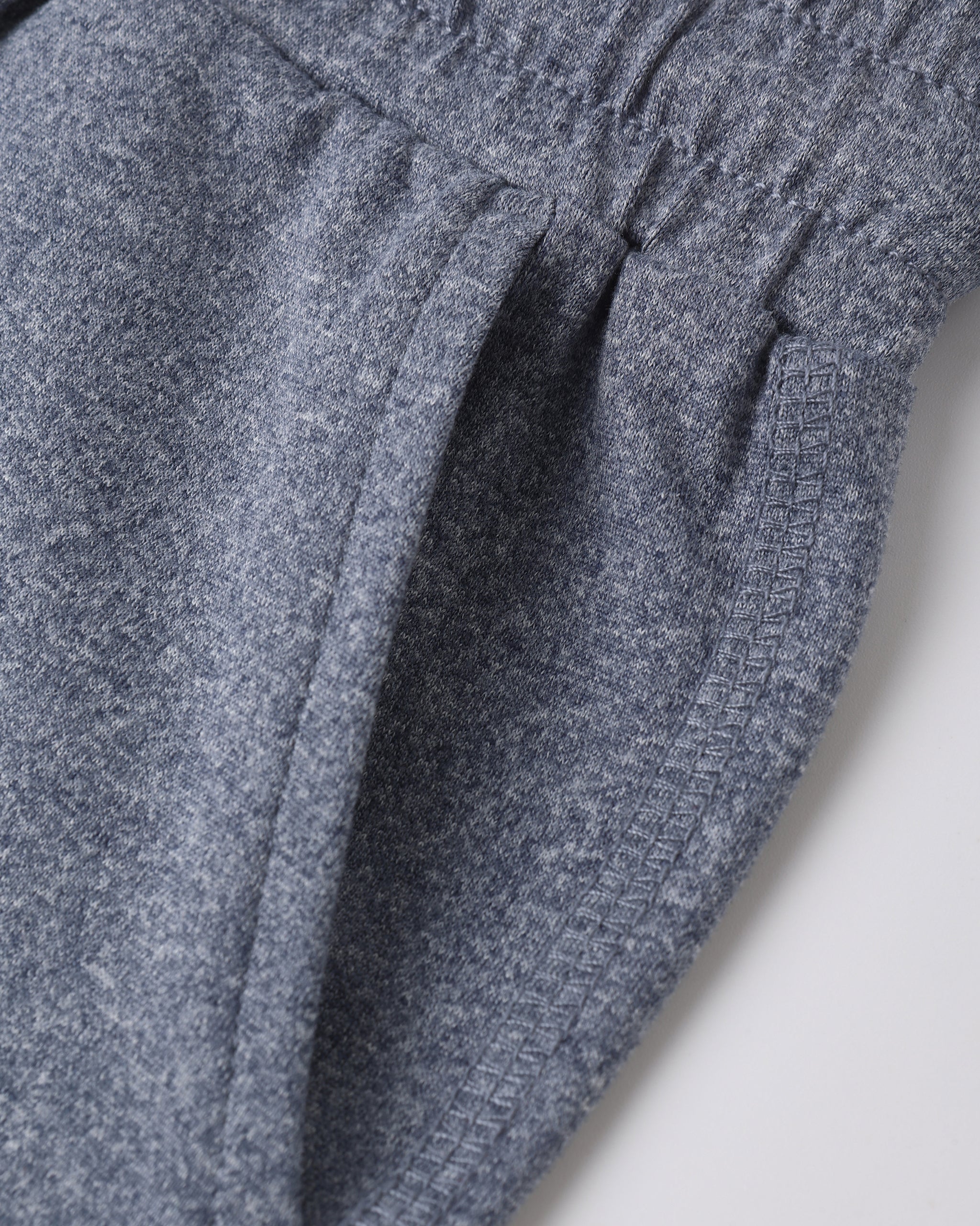 Rylee & Cru Oceanside Tech Short || Heathered Marine Details