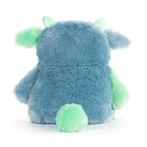 Demdaco Calming Cuddlers Blue Monster Stuffed Animal 14"
