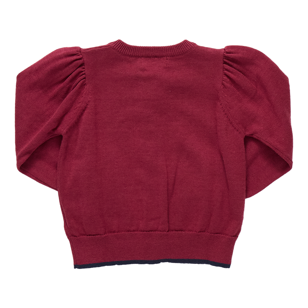 Pink Chicken Girls Constance Sweater Go Team Back