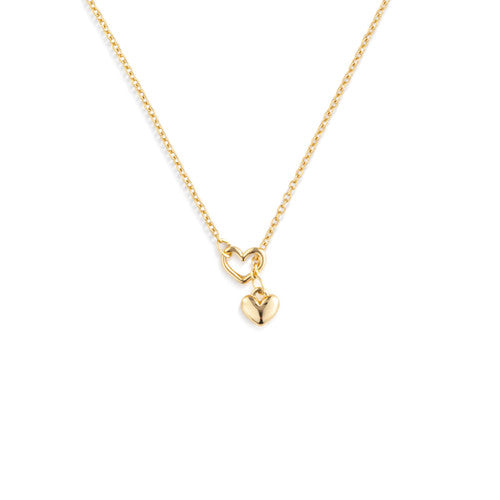 Demdaco I Love You Mom Floral Card & Gold Necklace-16in