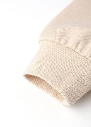 Quincy Mae Relaxed Fleece Sweatshirt || Magic Cat  Details 