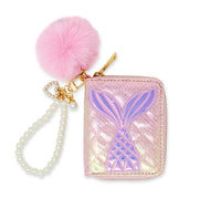 Mermaid Tail Pearl Strap Wallet