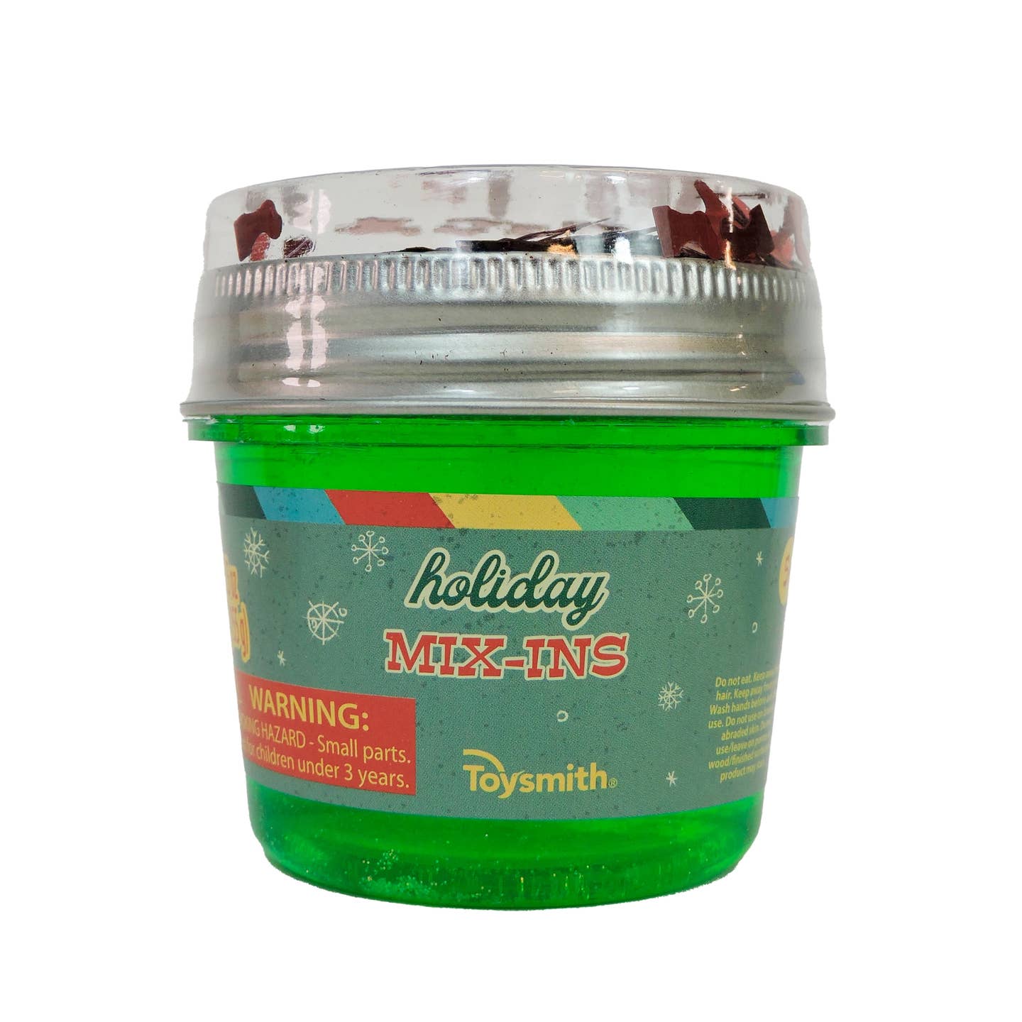 ToySmith Toysmith Deluxe Holiday Mix-in Slime, Stocking Stuffer