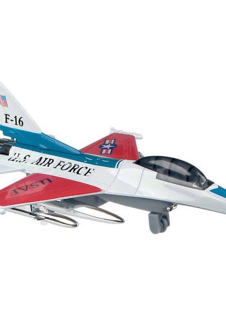 Toy Smith Air Force Fliers, Pull Back Action - Toy Planes - Red, White, And Blue
