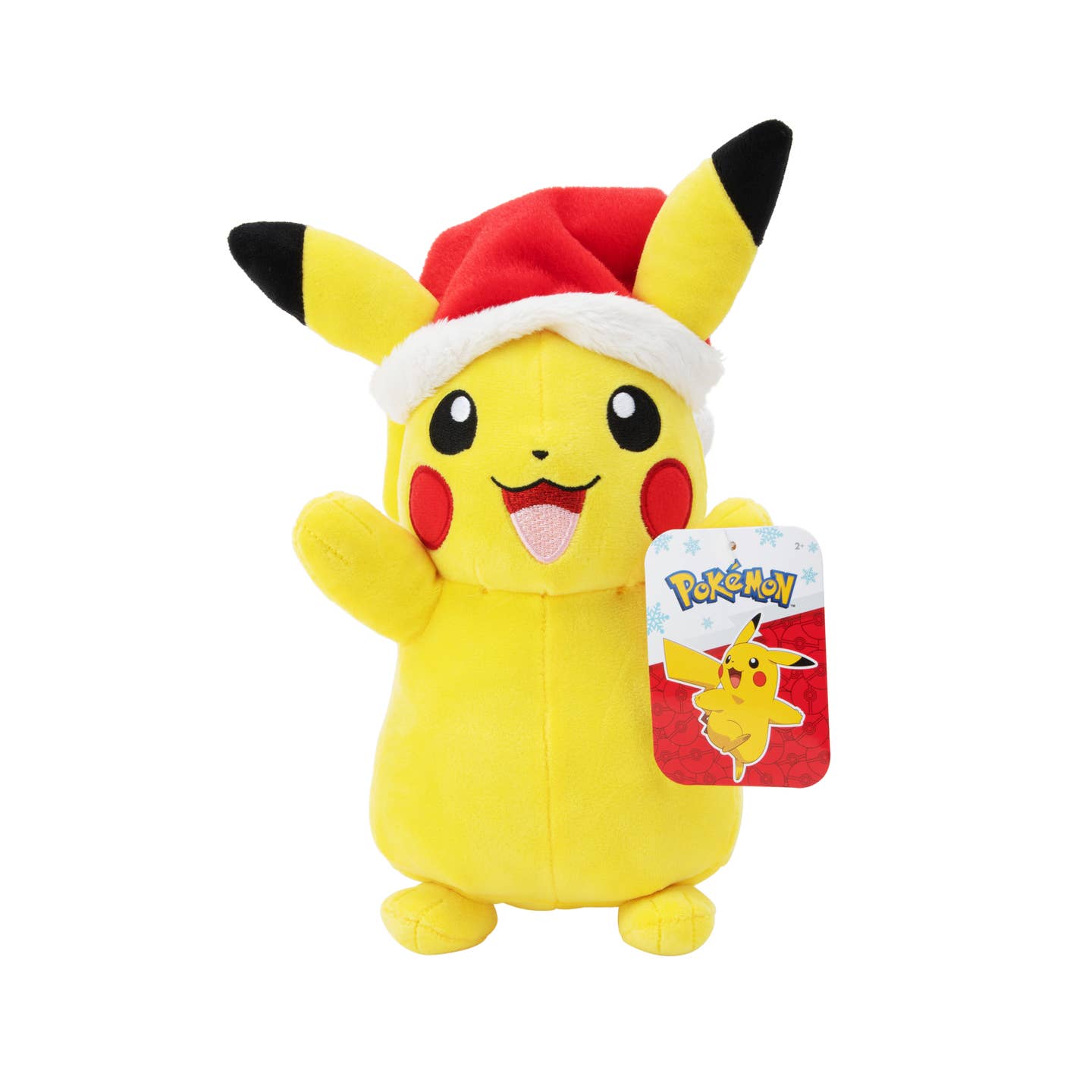 License 2 Play Toys Pokemon 8in Holiday Plush Assortment in 6pc Display - Pikachu 