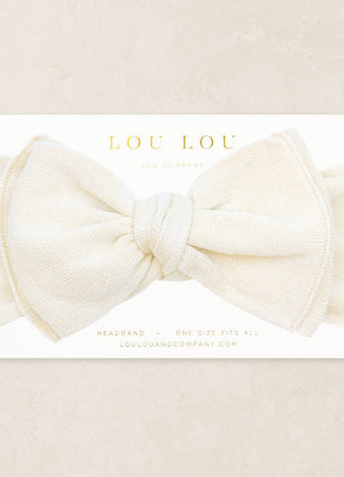 Lou Lou & Company Knit Headband - Ivory