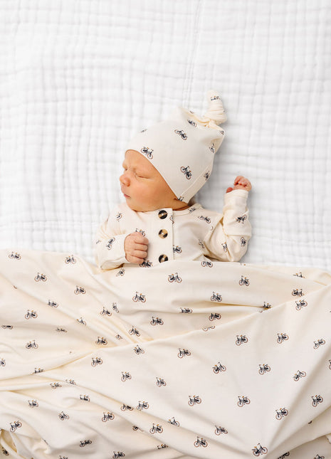 Model Wearing Lou Lou & Company Freddy Knotted Gown