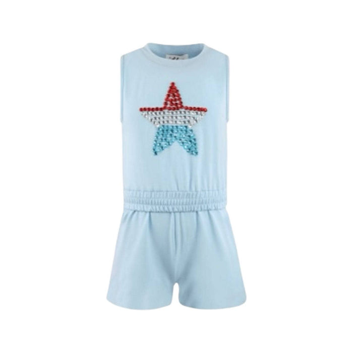 Lola And The Boys Crystal Star Short Set