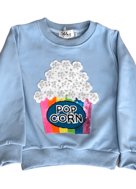 Lola And The Boys Pearls and Popcorn Sweatshirt