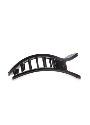 Teleties Flat Rectangle Hair Clip | Small | Jet Black