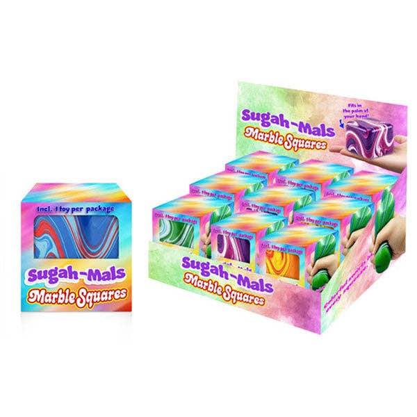 Showcase Sugah-Mals™ One-Of-A-Kind Marble Sugar Cube Squishy