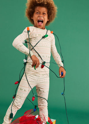 Model Wearing Magnetic Me Time Of Wonder Magnetic PJ Set