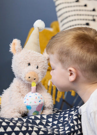 Model With Demdaco Piggy Wigg The Mechanical Singing Birthday Pig