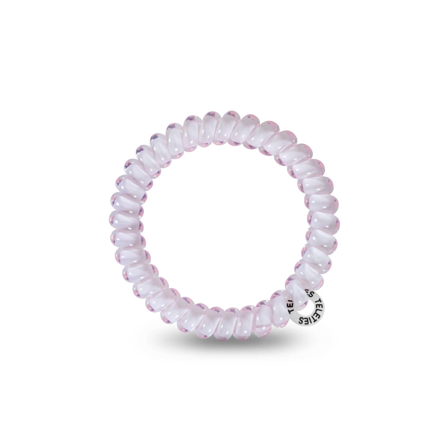 Teleties Spiral Hair Coils | Small | Rose Water Pink Hair Ties
